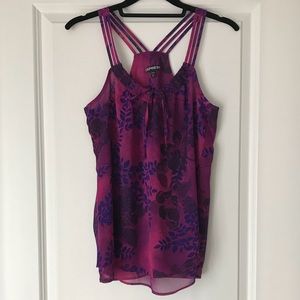 Express Tie Front Cut-Out Tank